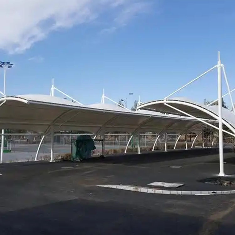 巴州膜结构电动车棚