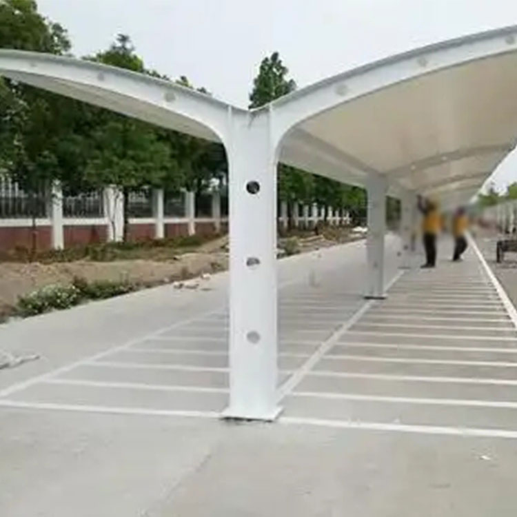 巴州膜结构电动车棚