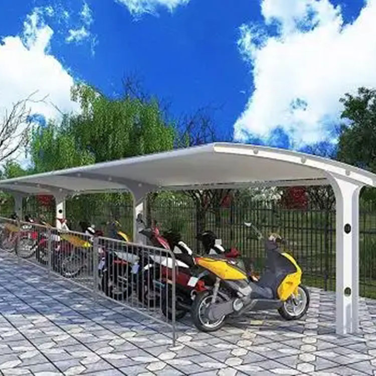 巴州膜结构电动车棚