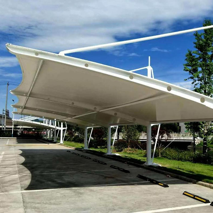 巴州膜结构汽车棚