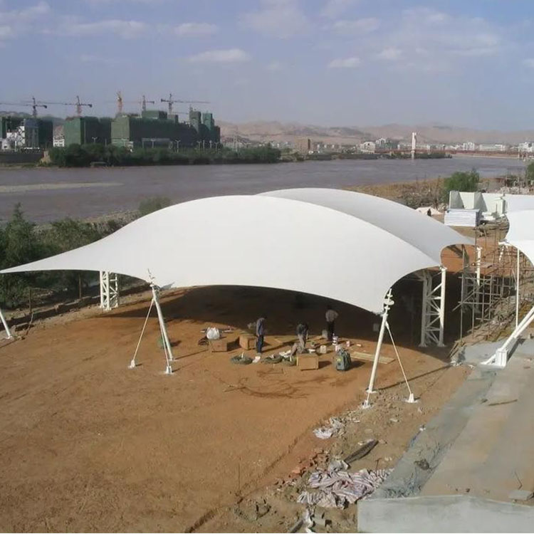 巴州膜结构汽车棚